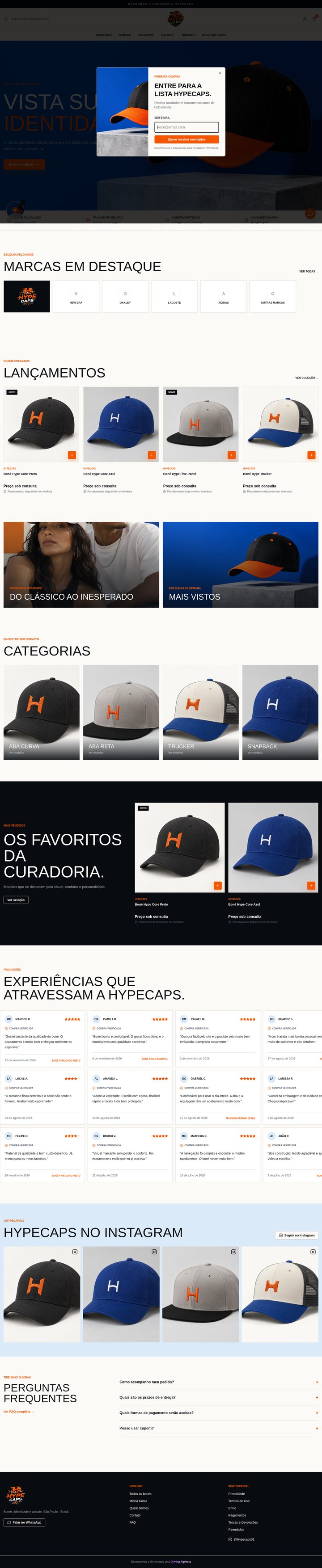 Projeto Hype Caps
